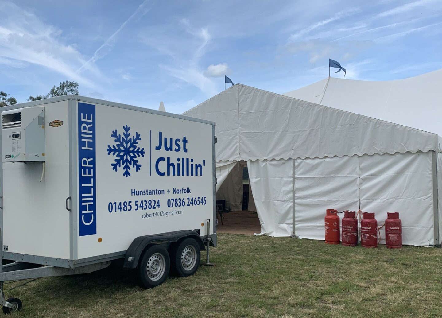 refrigerated trailer ready for hire in King's Lynn